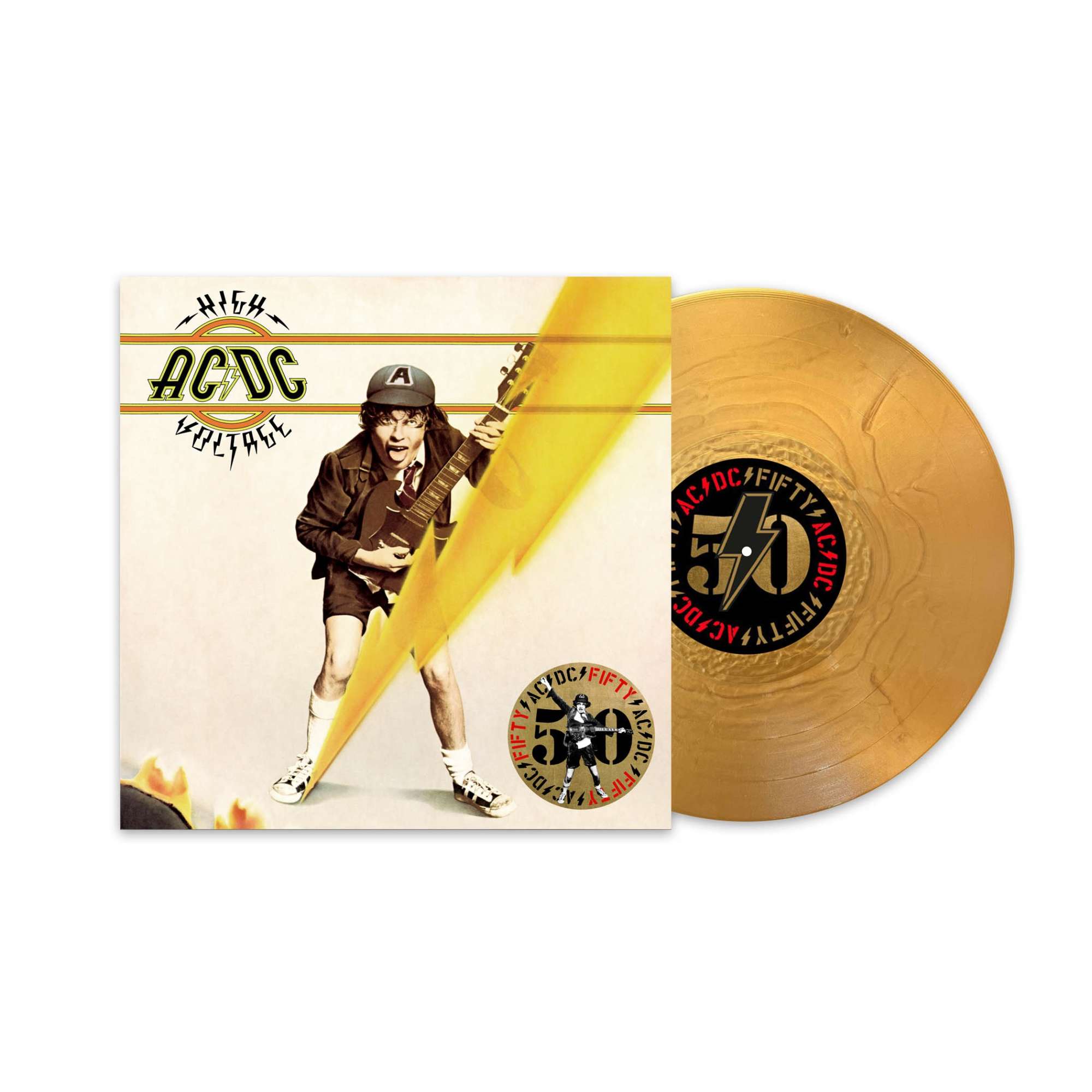 AC/DC
 - High Voltage (50th Anniversary) (remastered) (180g) (Limited Edition) (Gold Nugget Vinyl) (+ Artwork Print)
