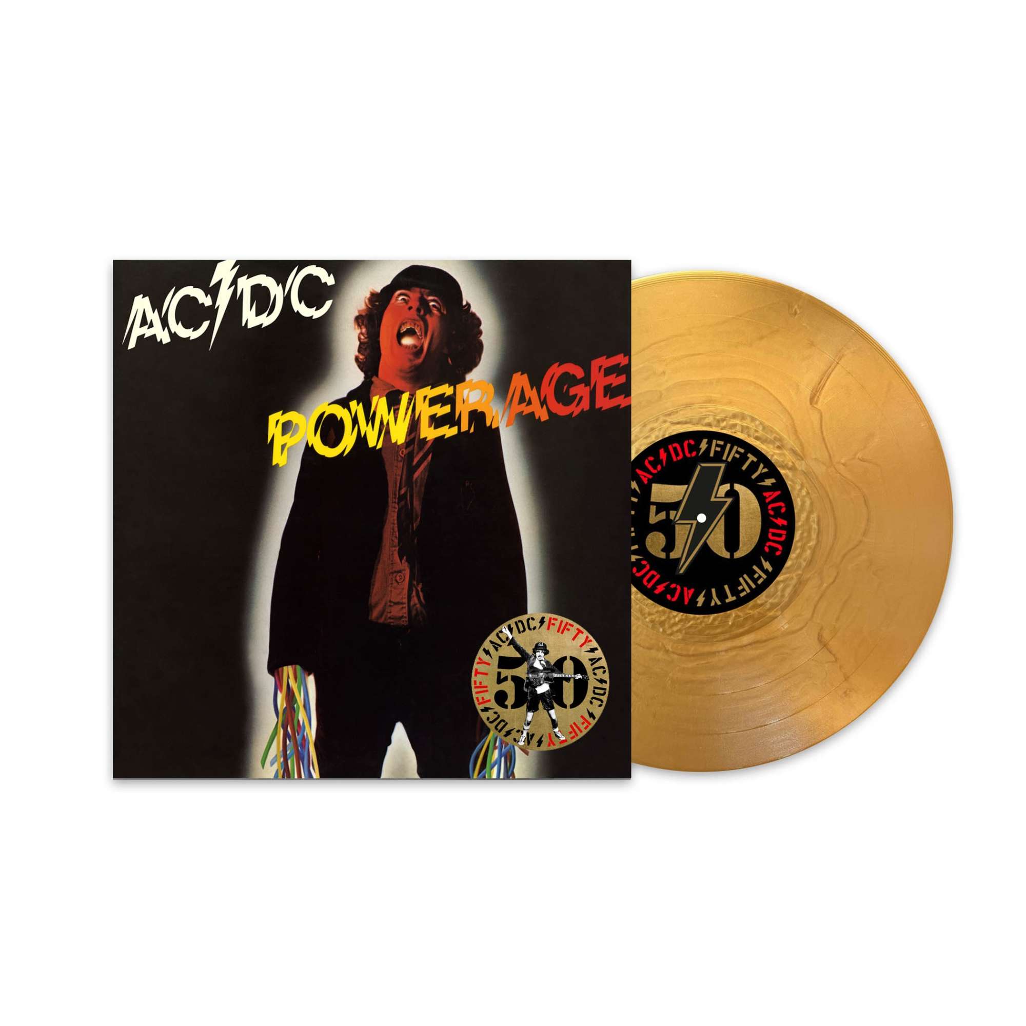 AC/DC
 - Powerage (50th Anniversary) (remastered) (180g) (Limited Edition) (Gold Nugget Vinyl) (+ Artwork Print)
